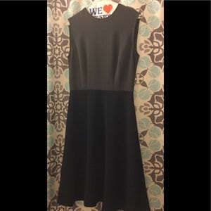 Navy and Grey A-line Dress Sz 6 NWOT Never Worn